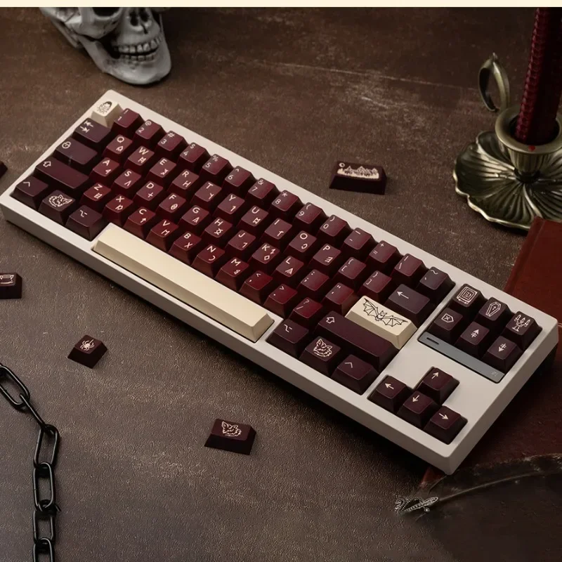 PBTfans Count Dracula Customized Mechanical Keyboard Key Caps