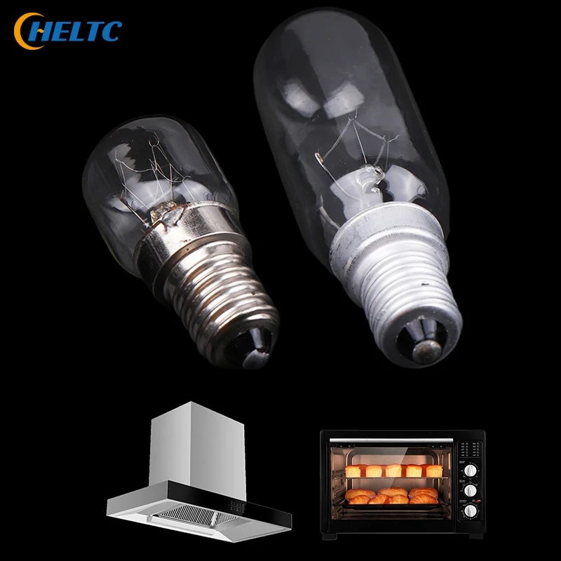 1*E14 LED Light T22/T25 15/40W Cooker Hood Filament Lamp Extractor Fan Bulb High Temperature Resistant Lighting 220V Edison Bulb