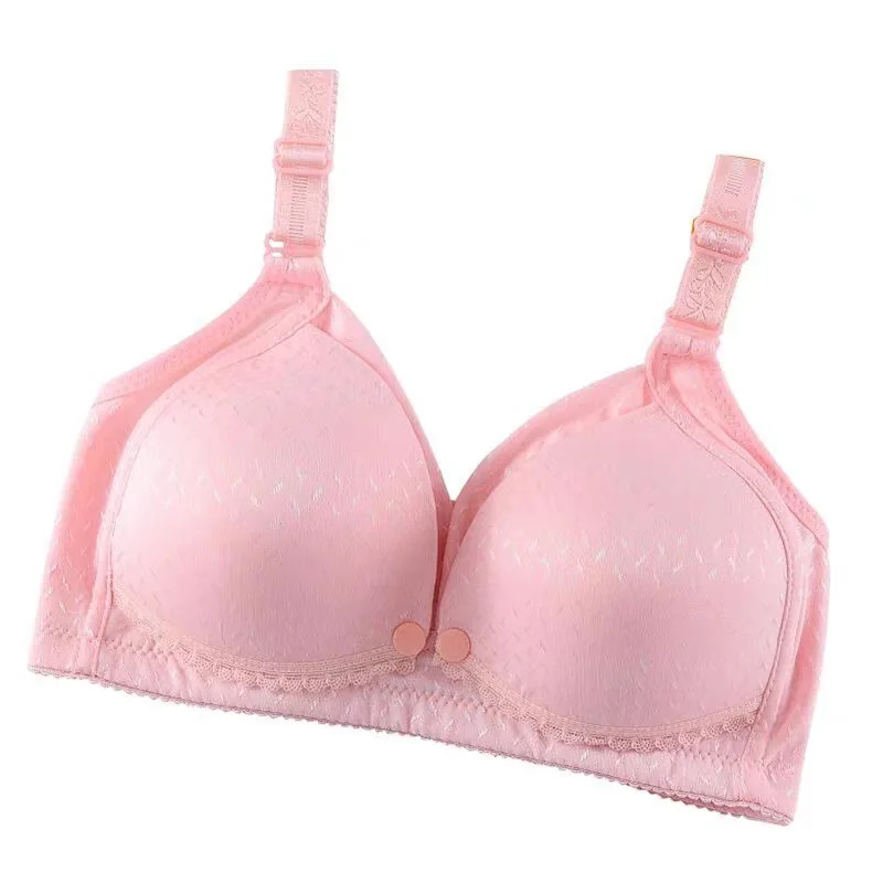 Nursing Bra Plus Size Breastfeeding Maternity Nursing Bra Feeding Underwear For Pregnant Women Silk Bra