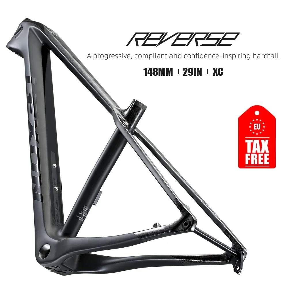 For Racing Bicycle Frame 29 1260g UltraLight Carbon T1000 Boost 148x12mm 15/17/19in Disc Brake Mountain Hardtail Bicycle Frame