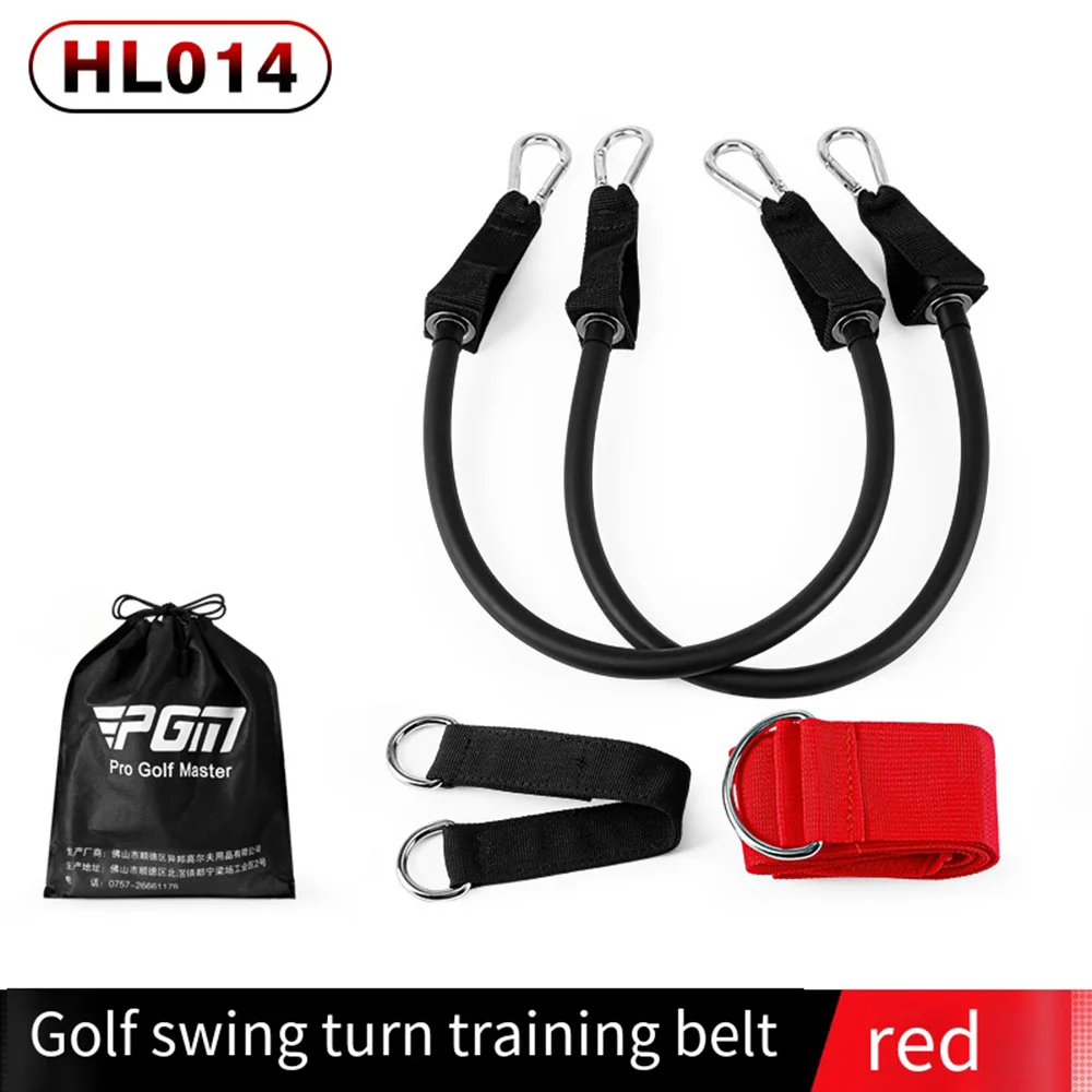 PGM Golf-Schwungtrainingsseil: Gleichgewichts- und Schwungkraft-Verbesserung mit festem Schultergurt und Übungsspannseil – Detail 5