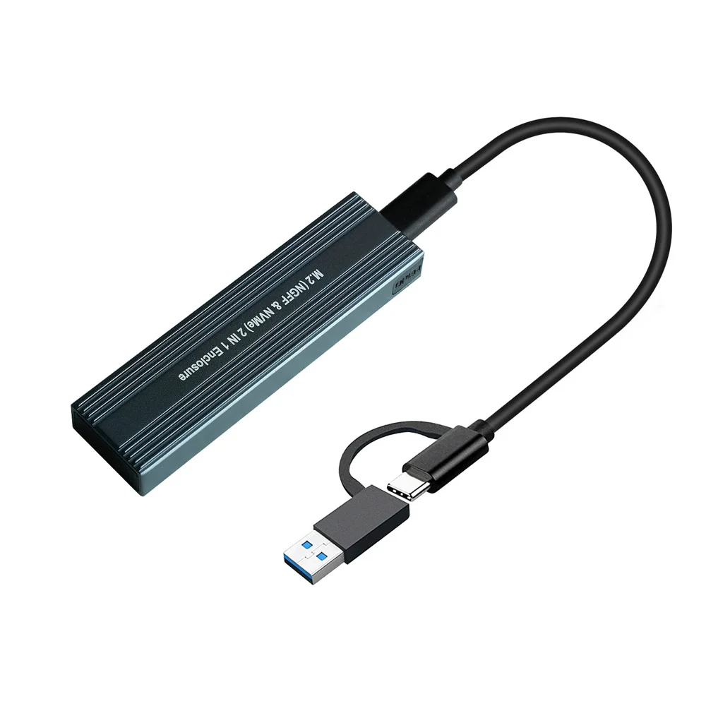 SSD M.2-USB 3.1   ܺ ڽ   PCIE NVME NGFF SATA 10Gbps Ŭ