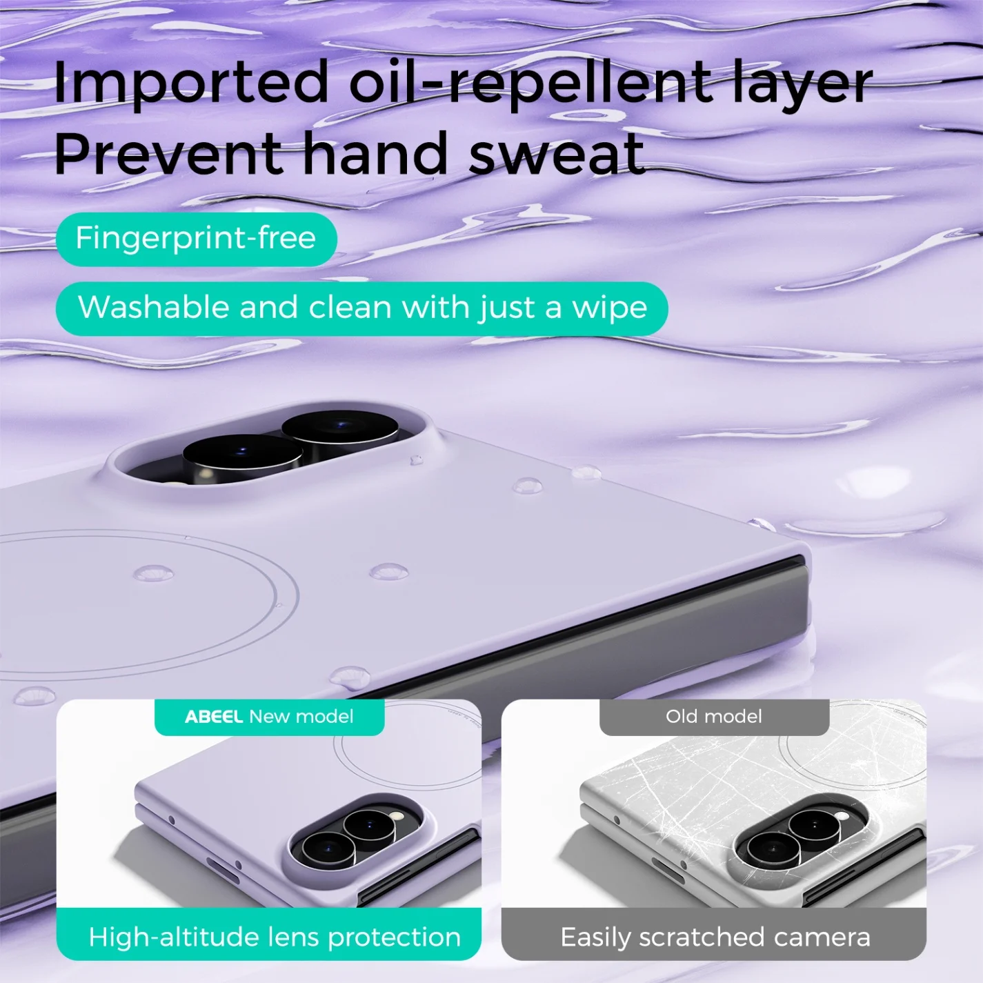 Ultra Wide Liquid Magnetic Case - Silicone Shockproof, Wireless Charging Compatible, Hard Cover