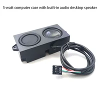 Computer case with built-in speaker, 5-watt speaker, sound card, motherboard, 9-pin speaker, subwoofer 1