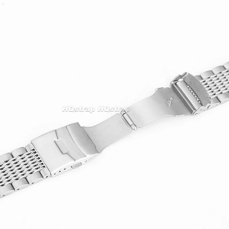 Premium Solid Stainless Steel Mesh Bracelet with Folding Buckle - Universal Fit Wristband