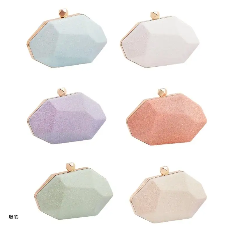 

D0UD Elegant Party Banquet Wedding Clutch Bags Handbag Female Shoulder Bag with Chain