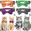 Pet Breakaway Cat Collar Halloween Adjustable Tie Bow Cute Puppy Kitten Collars Rabbit Accessories Pet Pet Products
