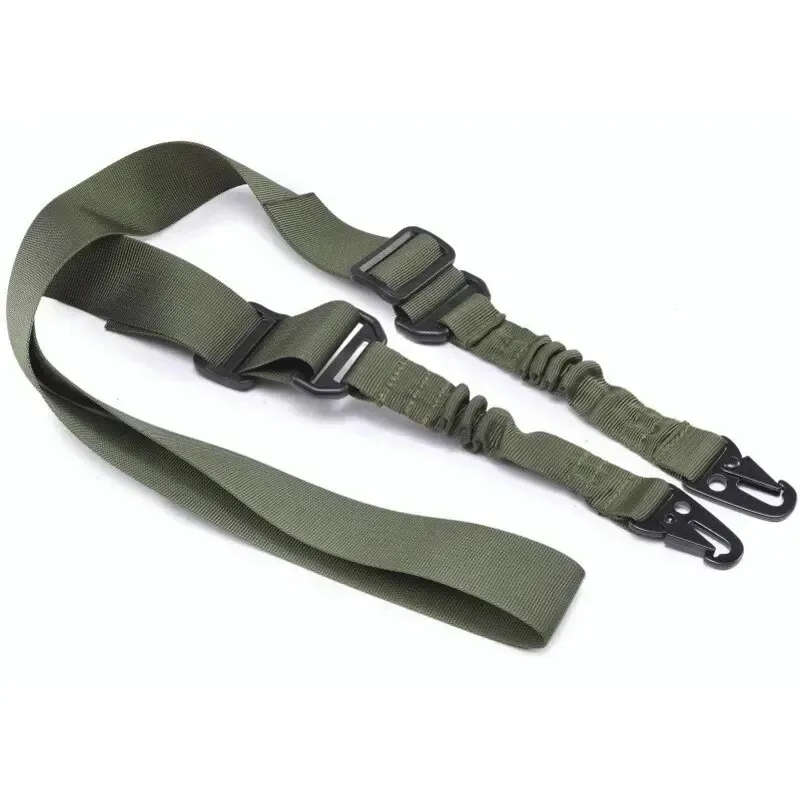 1-3pcs Tactical Two Points Sling Bungee Shoulder Strap Durable Rifle Belt Heavy Duty Sling for Outdoor Hunting Sports Accessorie