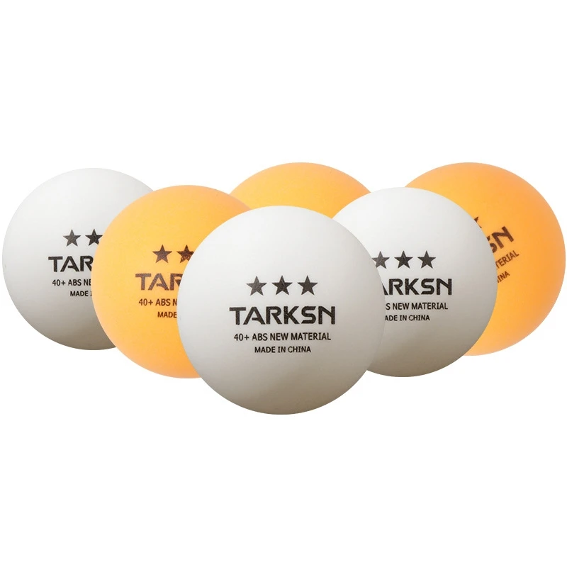 Table Tennis Balls 10pcs TARKSN 3 Star 40+ABS Material Table Tennis Balls 2.8g For School Club Table Tennis Training