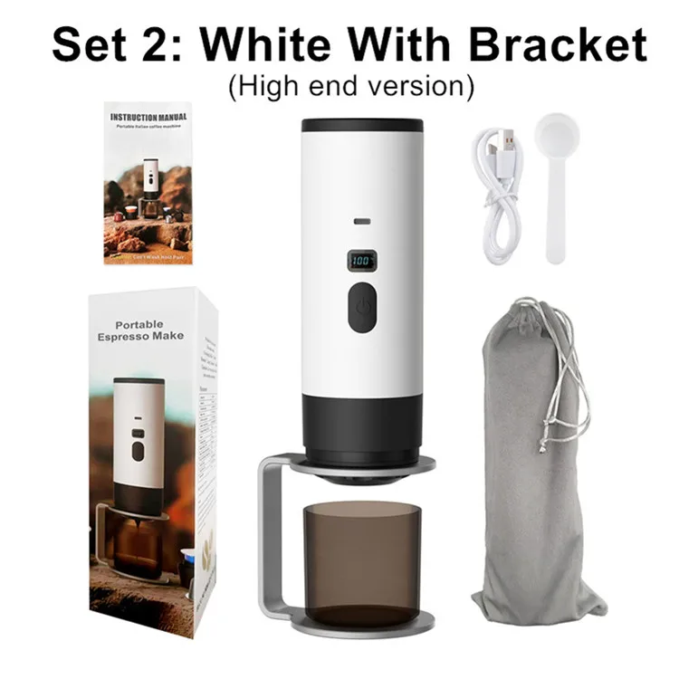 ماكينة قهوة اسبريسو كهربائية محمولة 3 في 1 للسيارة...