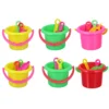 24pcs Child Sand Bucket Interesting Kids Beach Bucket Toy Mini Bucket Mini Toddler Kids Toys For Kids 1