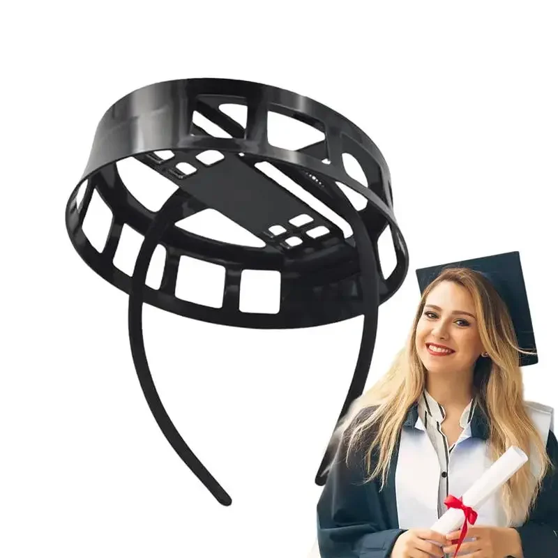 

HQ Graduation Hat Headband Secure Grad Cap Stabilizer Graduation Hat Holder Cap Fixing Accessory