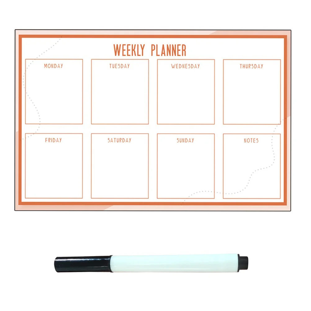 

Whiteboard Stickers Teaching Magnetic Calendar Fridge Graffiti Kindergarten Pvc Child