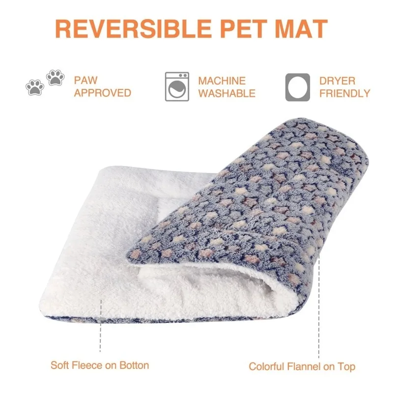 Title 6, Pet Sleeping Mat Warm Dog Bed Soft Wool Washabl...