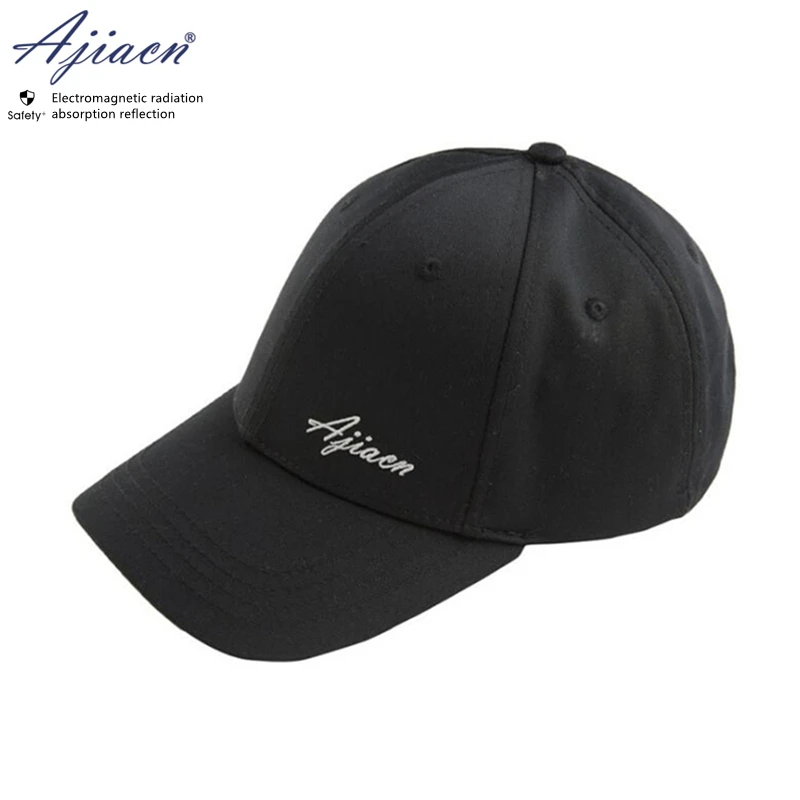 Baseball Cap Genuine electromagnetic radiation protective baseball cap Mobile phone computer WIFI EMF shielding silver fiber lining cap