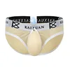 Mens Big Pouch Bulge Underwear Briefs Men Panties Removable Penis Bag Male Lingerie Ice Silk Breathable Underpants 3