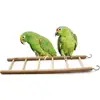 DIY HandCraft Birdcage Wood Parrot Toys Climbing Ladder Hamsters Toy Bird Supplies 2