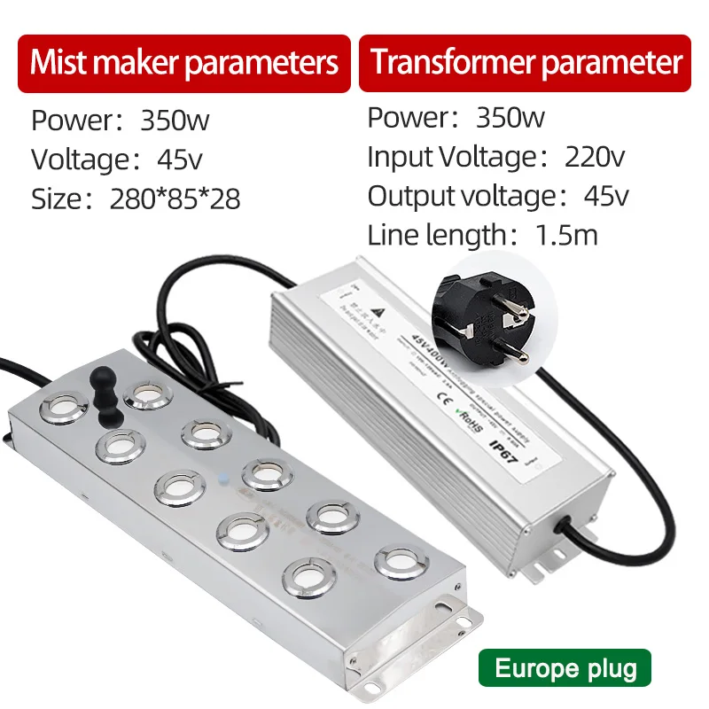 10head 220V Eu plug