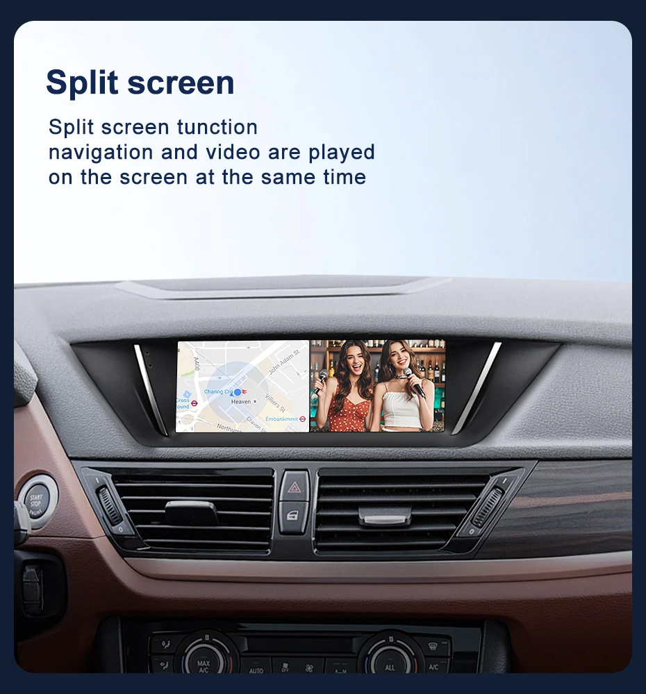 New 8.8inch ID6 ID7 ID8 Themes Andorid Screen For BMW E84 X1 2009-2015 Car Video