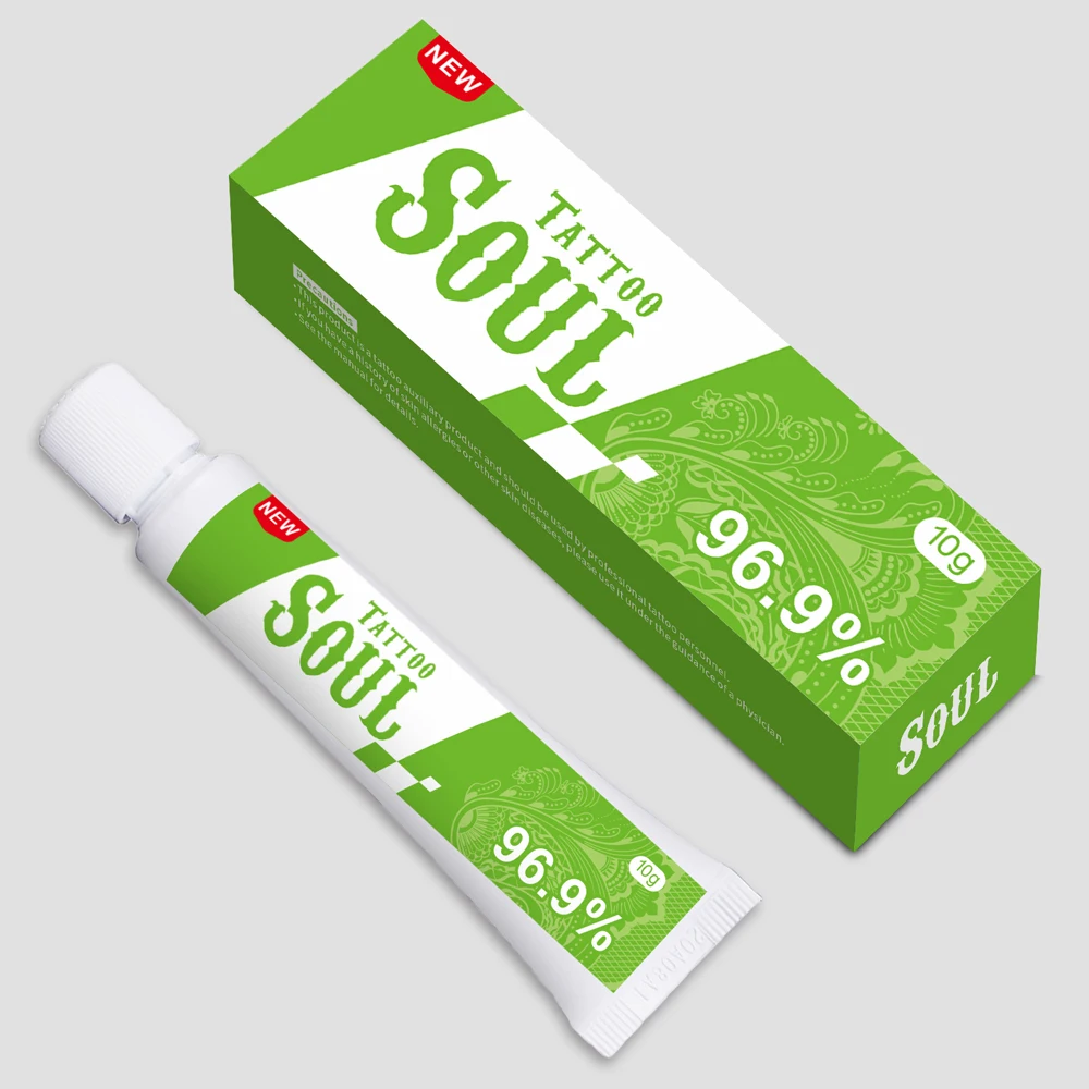 New Soul 96.9% Tattoo Cream Before Permanent makeup Body Eyebrow Eyeliner Lips 10g