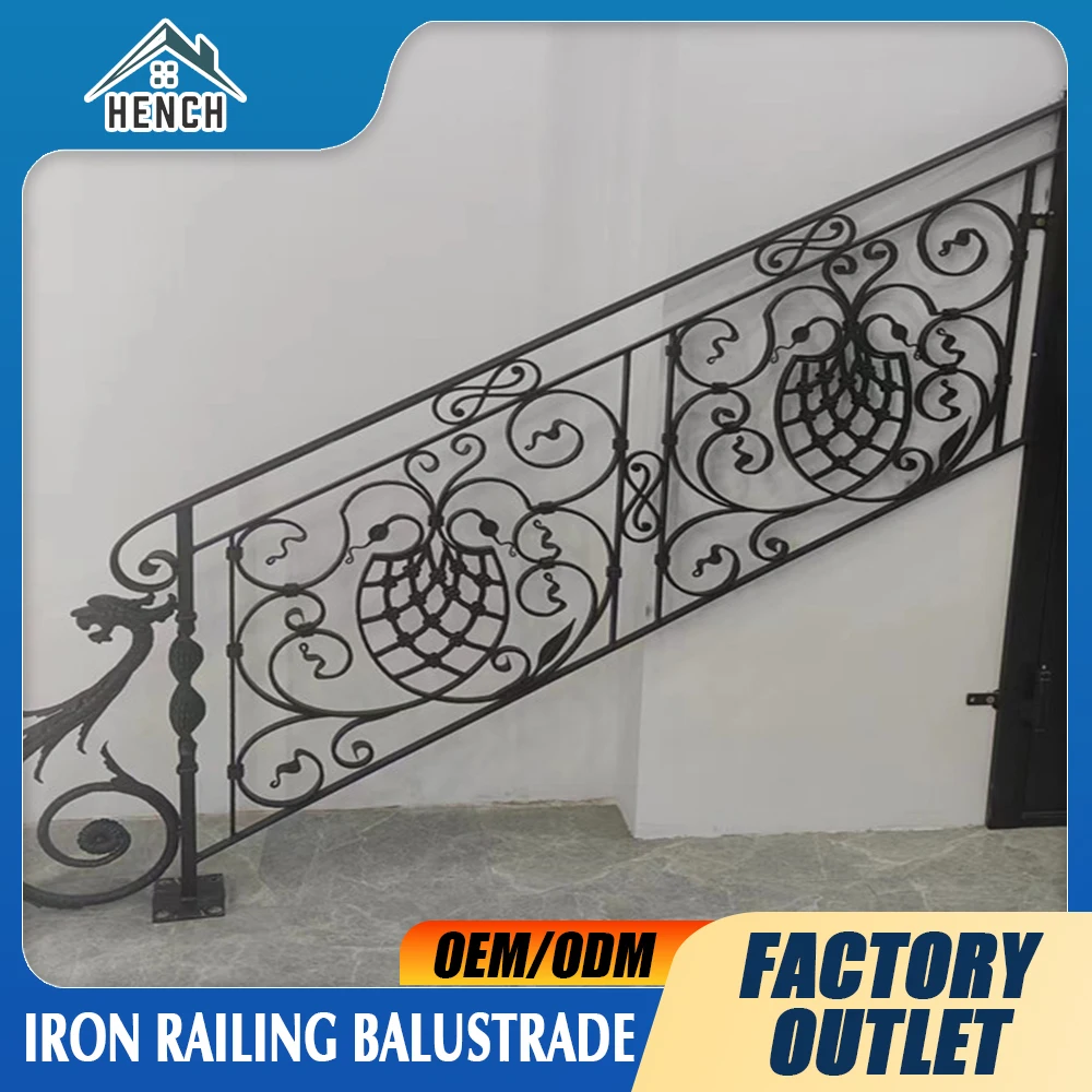 hench hot sale wrought iron railing balustrade balcony railing designs