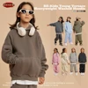 ZODF Kids New 2023 Washed Fleece Hoodies Retro Children Girls Boys Loose 355gsm Comfortable Warm Pullovers Streetwears KH0020 1