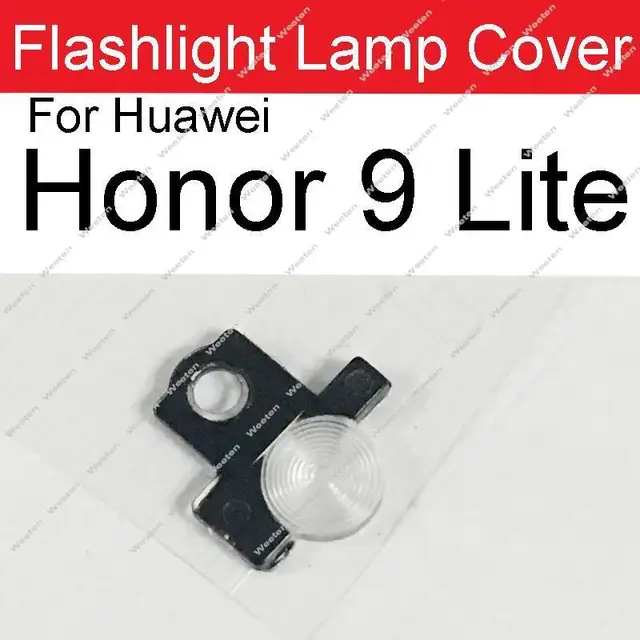 For Huawei Honor 8 Pro 9X Pro 8lite 9lite 7S 8X 9i Back Flash Lamp Light Cover Rear Camera Flash Lamp Shade Replacement