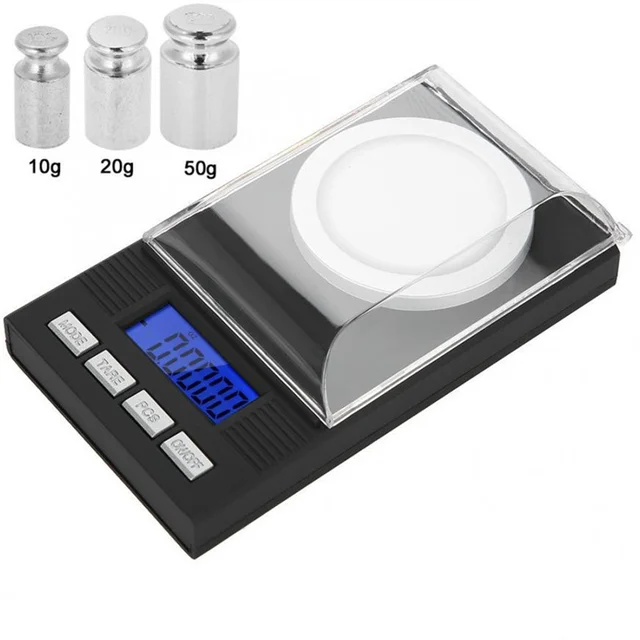 50 G/100 G 1 Mini Digitális Mérlegek Nagy Pontosságú Zseb Skála Ékszer -Egyensúly Gyógyszer Gramm Súlya A Konyhához 39%Kedvezmény - Image 5