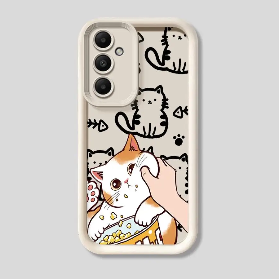 Soft Cartoon Cute Little Cat Phone Case
