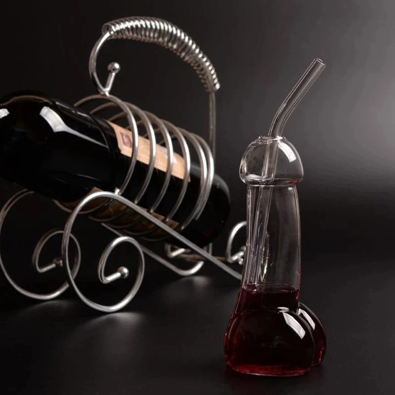 Glass Cup Funny Genital Cocktail