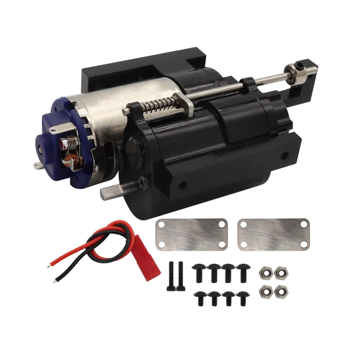 

Metal 2 Speed Transmission Gearbox for WPL C14 C24 B14 B24 MN D90 MN-90 MN98 MN99S RC Car Upgrades Parts,Black