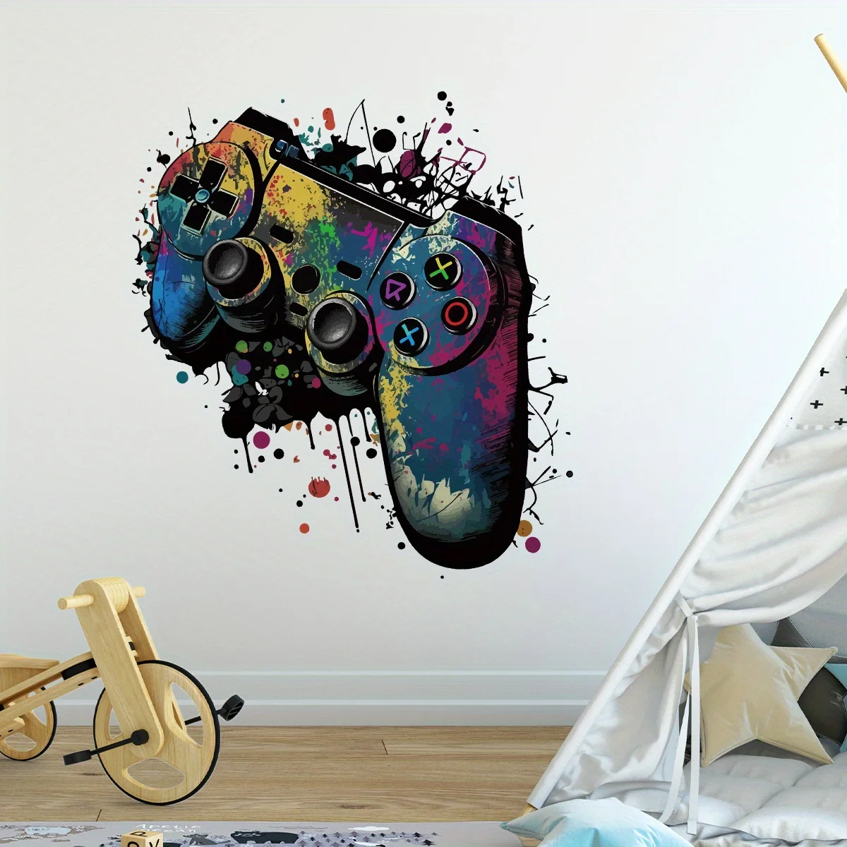Colorful Game Mechanical Wall Stickers 3