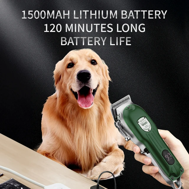 Professional Dog Hair Clipper Rechargeable 5
