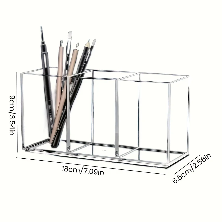 Cosmetic Storage Box Multi functional Transparent for Home Storage Platforms Durable Transparent Material