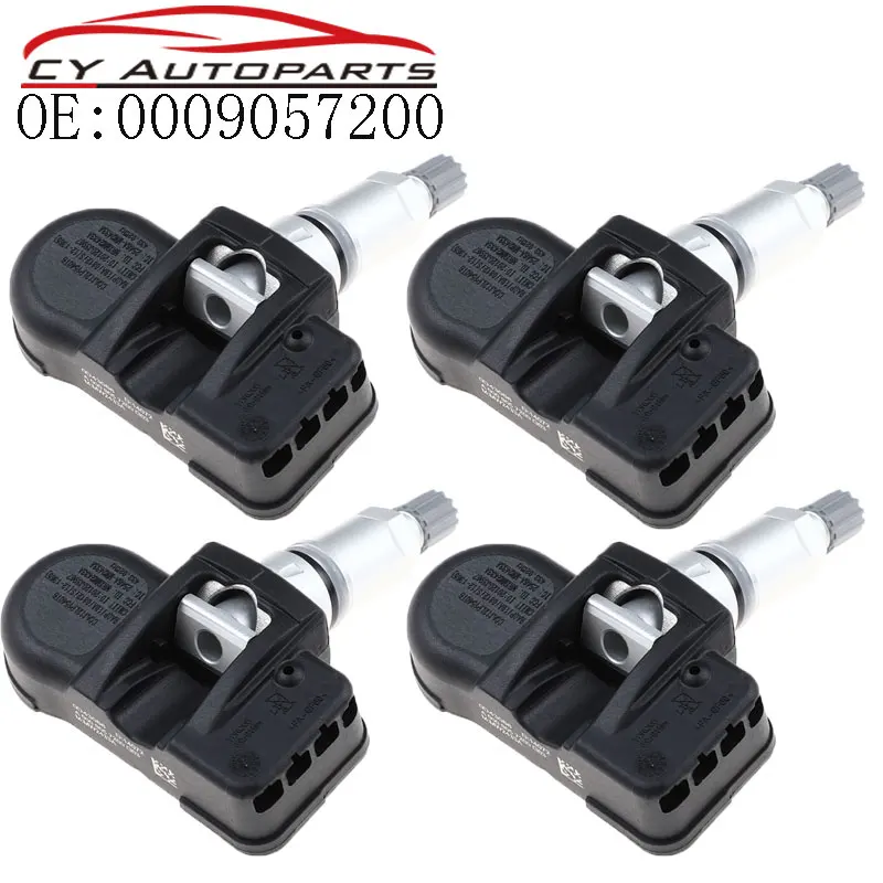 4PCS New Tire Pressure Sensor Monitor TPMS Sensor For Mercedes Benz