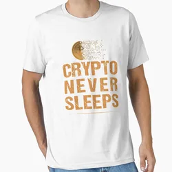 Vintage 100% Cotton Bitcoin Logo T - Shirt for Men, Large Adult Sizes S - 6XL (WHITE)