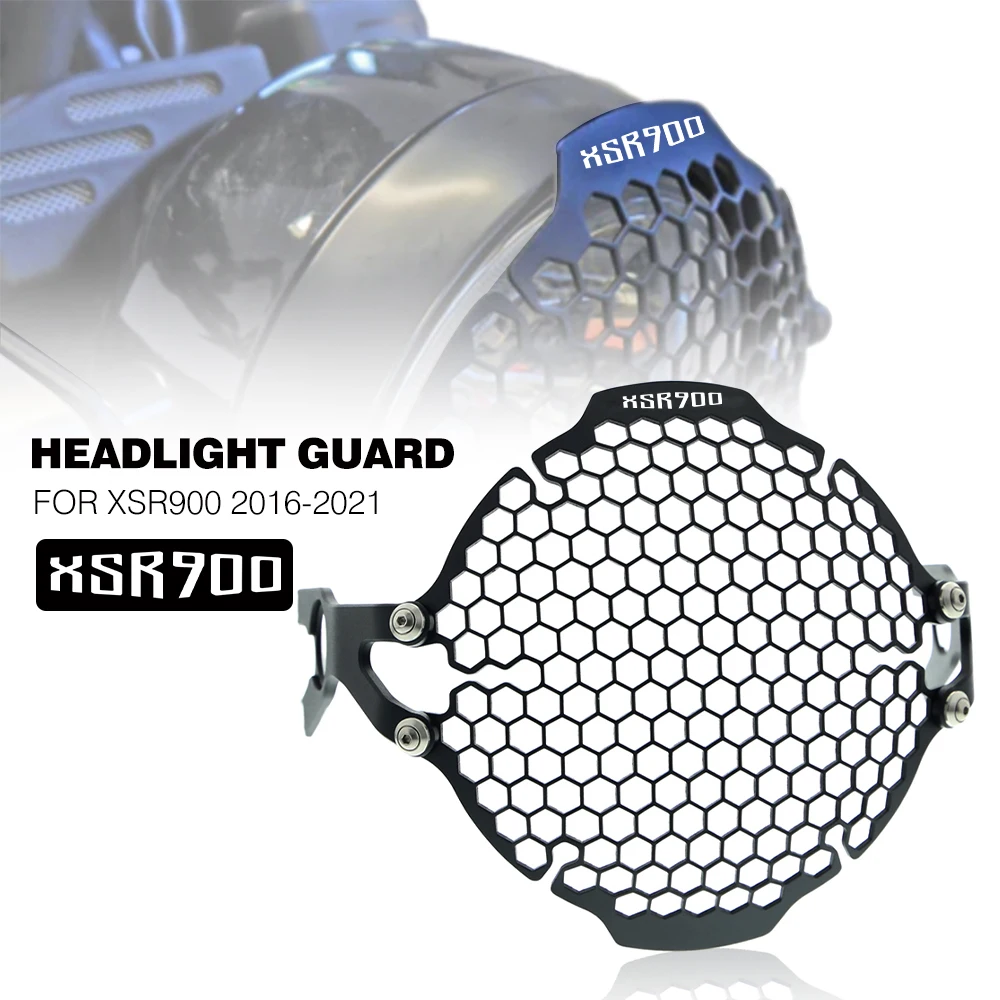 

2021 XSR 900 Headlight Guard For Yamaha XSR900 xsr900 2016 2017 2018 2019 2020 Motor Headlight Protector Guard Grill Cover