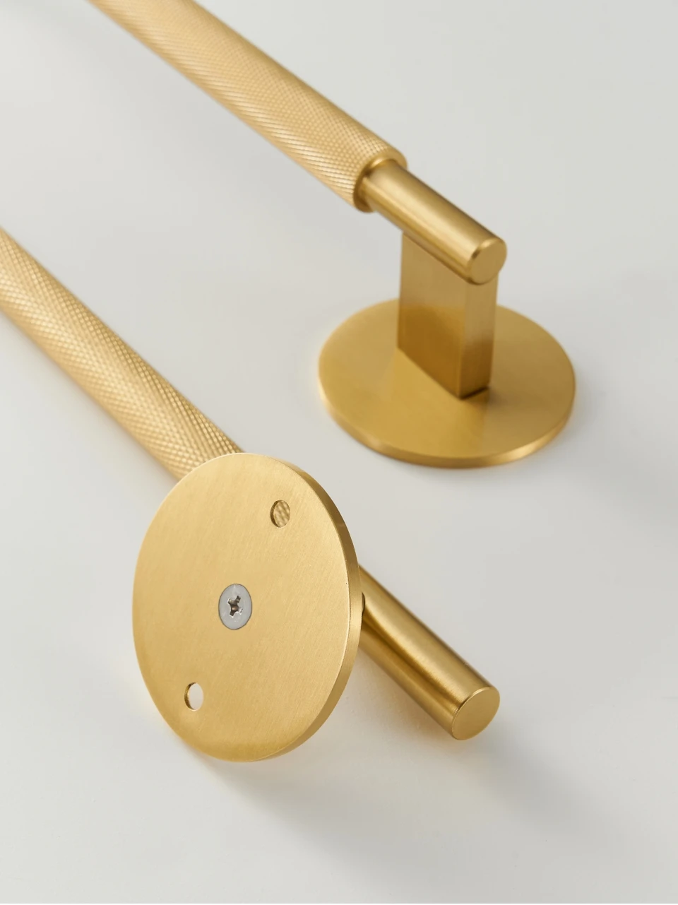 Nurlin-Brass Móveis Handle Gabinete, Porta Pull Instalação,
