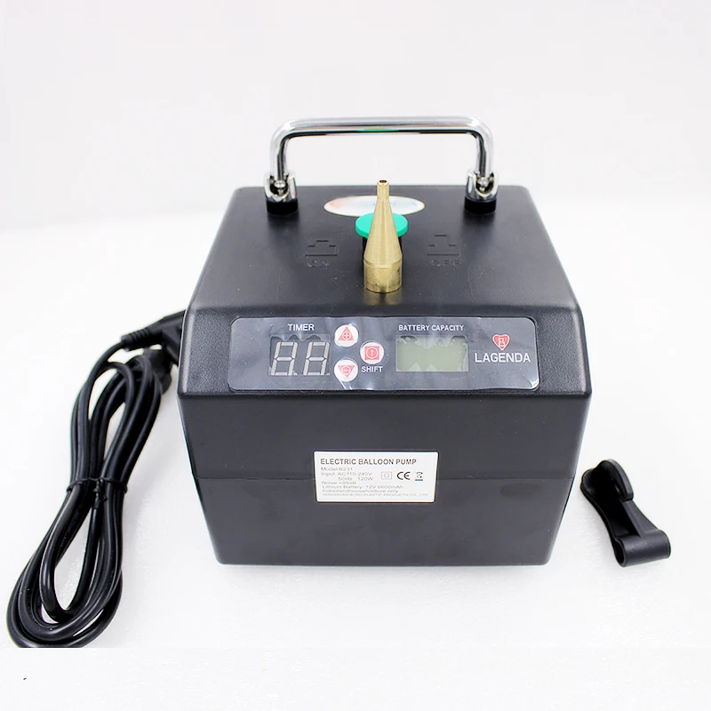 Electric Air Balloon Pump, Lagenda B231 Portable Professional Automatic  Modeling Balloon Inflator, Electric Balloon Blower Pump Air Blower with  Timer