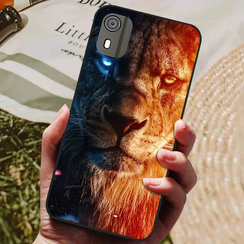 Sleek Black Silicone Phone Case with TPU Bumper