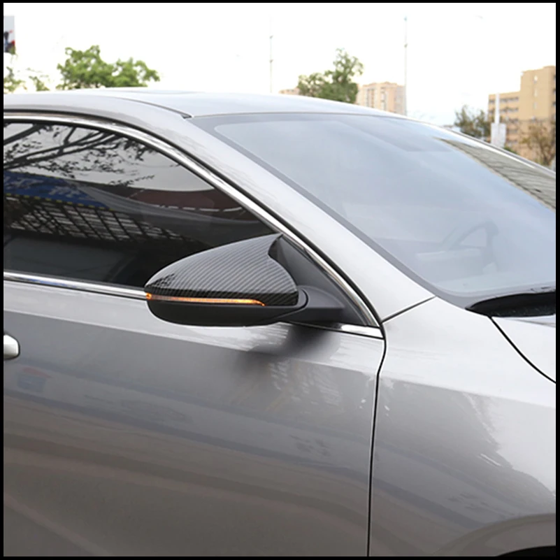 KIA Ceed Xceed 2019  2023 도어 사이드 윙 백미러 커버 스티커 트림 캡 뚜껑 (경적 포함) 자동차 스타일링 자동차 액세서리