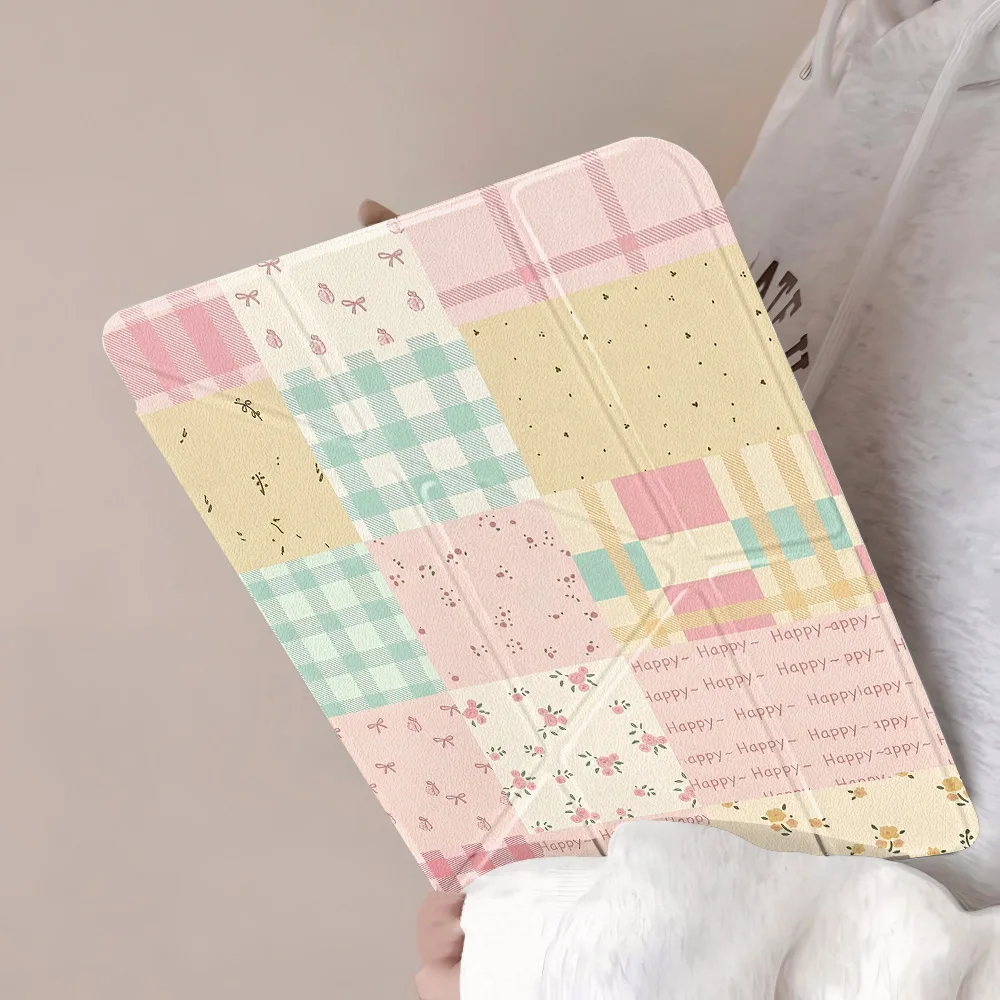 Floral Tablet Case with Pencil Holder