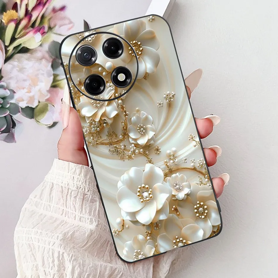 Sleek Black Silicon Soft TPU Phone Case - Modern Design Back Cover