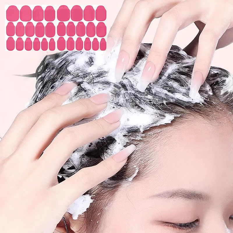 5 Sheets Double Sided Glue Nail Sticker Adhesive Tabs Waterproof Breathable Fake Nail Glue Stickers Jelly False Nails Tips