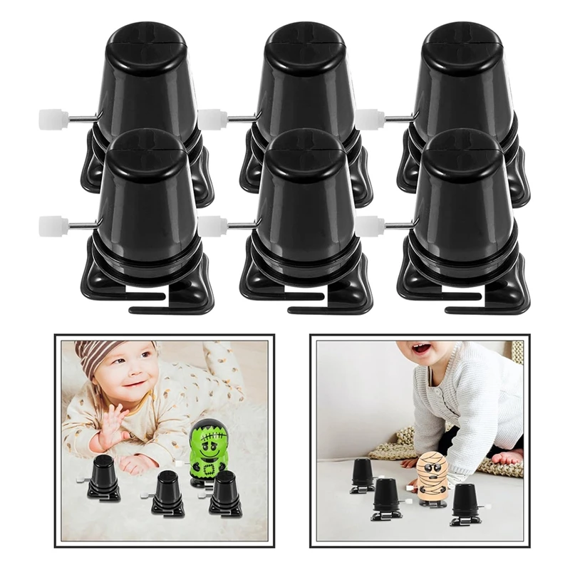 12 Pcs Clockwork Legged Robot Walking Toy Movement Clockwork Toy Movement Mechanism Robot
