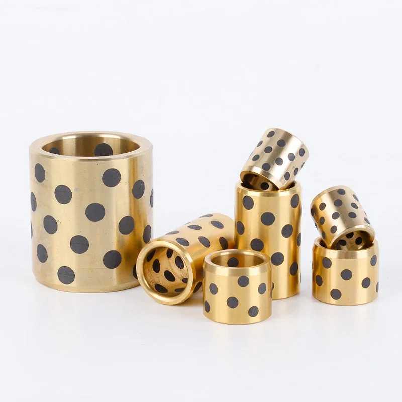 Graphite-Encrusted Brass Self-lubricating Bearing Bushing Linear Bearing Washer Inner Diameter 4/ 5/ 6/ 8/ 10/... 16mm