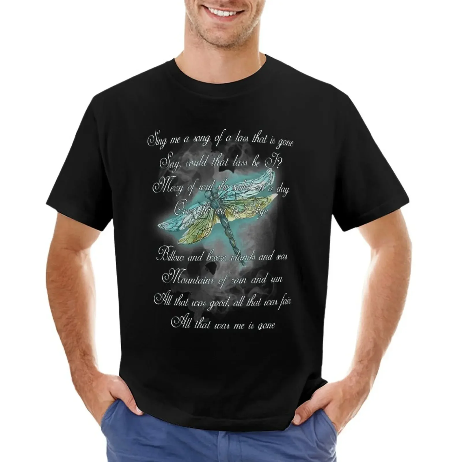 

Dragonfly Sing Me A Song T-shirt oversized new edition plain shirts graphic tees mens t shirts