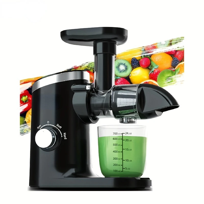 

Juicer Machines, Quiet Motor Juicer, Cold Press Juicer, Masticating Juicer, Celery Juicers, With Triple Modes, Reverse Function,