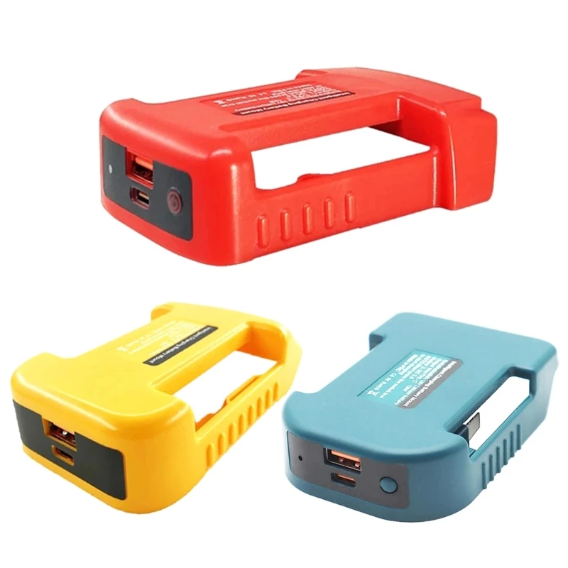 

Держатель батареи, подставка, пряжка ремня, порт USB Type-C для MWQ DW 18 В, адаптер для быстрой зарядки литиевой батареи