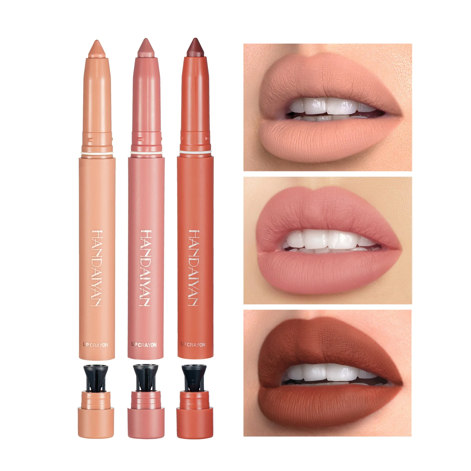 Labbra Make Up Matita Per Rossetto Opaco A Prova Di Bacio Nude Silky Lip Stick Pen Makeup Waterproof Velvet Lip Balm Cosmetics Tint Lipbalm